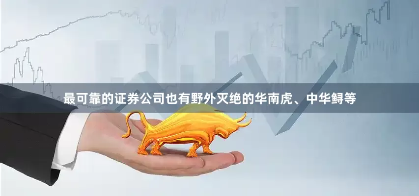 最可靠的证券公司也有野外灭绝的华南虎、中华鲟等